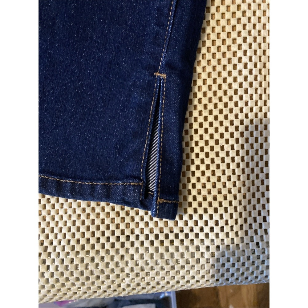 Maurice's Everflex 18 Short Original Fit Slim Bootcut Slits Dark - Picture 4 of 6